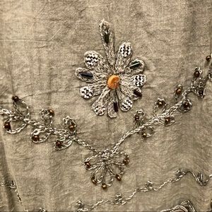 Soft Surrounding Beaded Crinkle Skirt